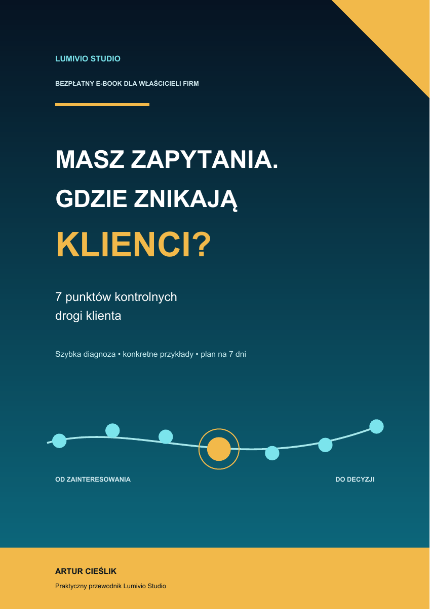 Okładka eBooka Masz zapytania. Gdzie znikają klienci?